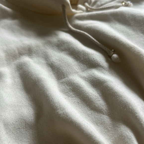 Donni Vintage Cropped Sweatshirt - Cream Large - Picture 9 of 9